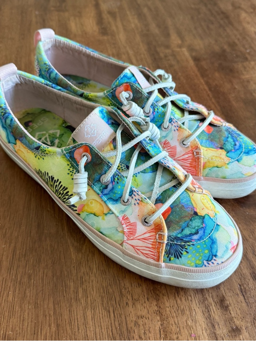Sperry x Yellena James Women's Crest Vibe Multicolored Sneakers Size 10